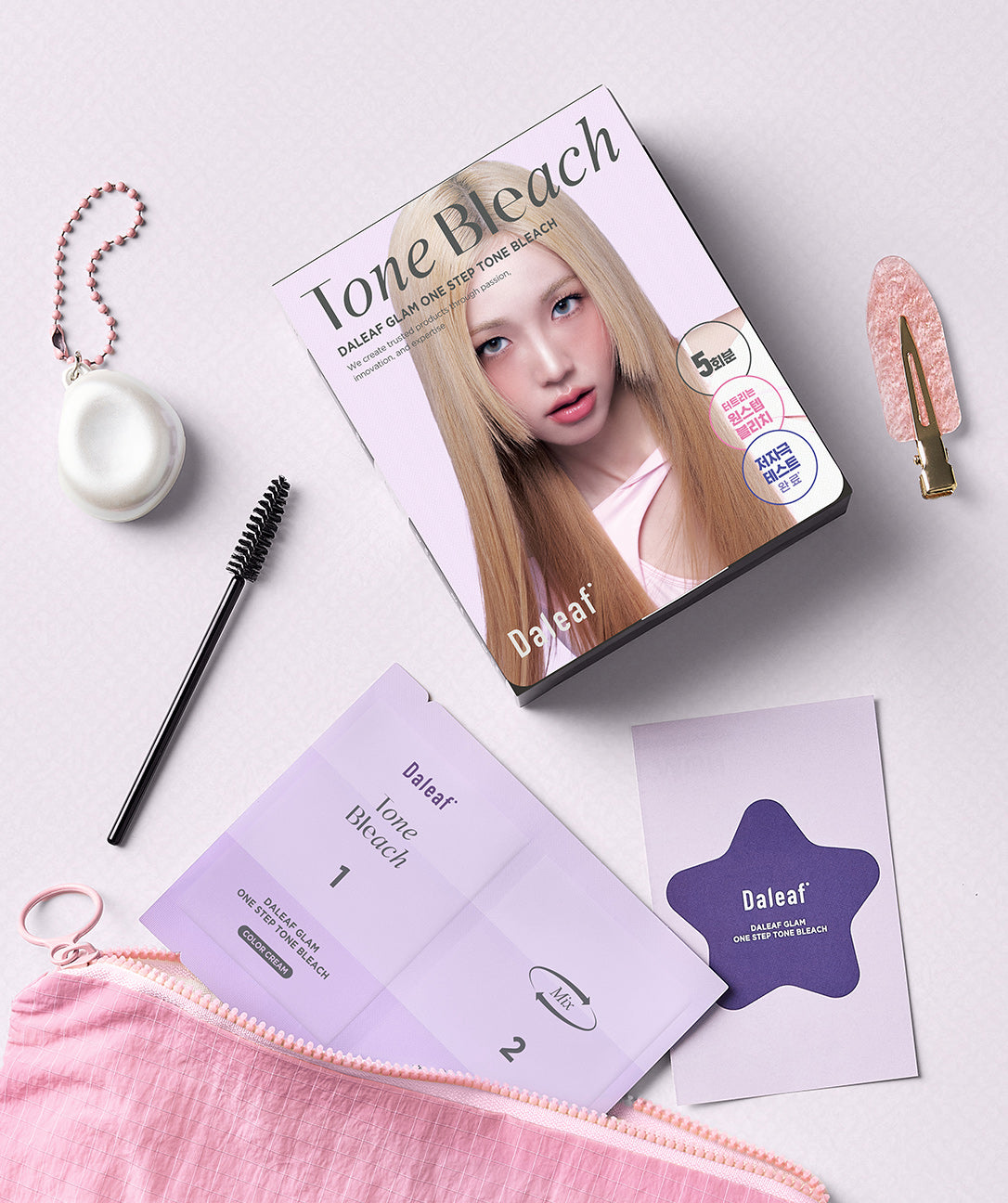 piyonna Dalif Glam One Step Tone Bleach Hair & Body Care Hair Care Hair Color