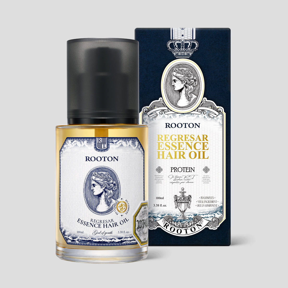 piyonna Rooton Women's Hair Care Rigrezer Hair Essence Oil 100ml Corps & Cheveux Soin cheveux Essence & Huile capillaire
