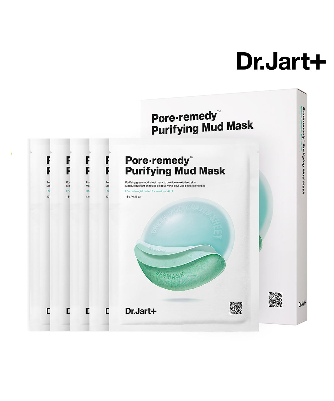 piyonna Dermask Pore Remedy Purifying Mud Mask 5 Sheets Soin de la peau Masque Masque visage