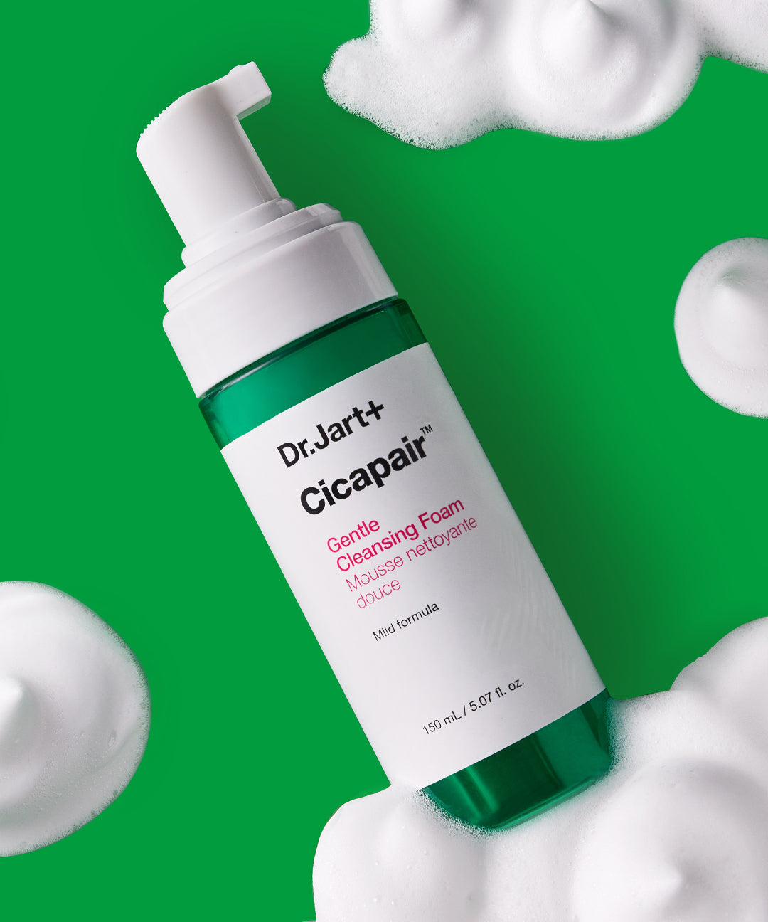 piyonna Cicapair Gentle Cleansing Foam 150ml Soin de la peau Démaquillage Mousse & Gel nettoyant