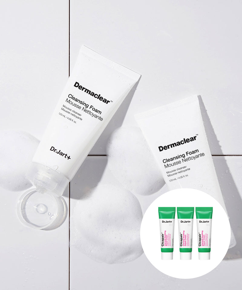 piyonna Dermaclear Cleansing Foam 120ml (+Cicapair Cream 7mlx3) Face Care Cleansing Foam