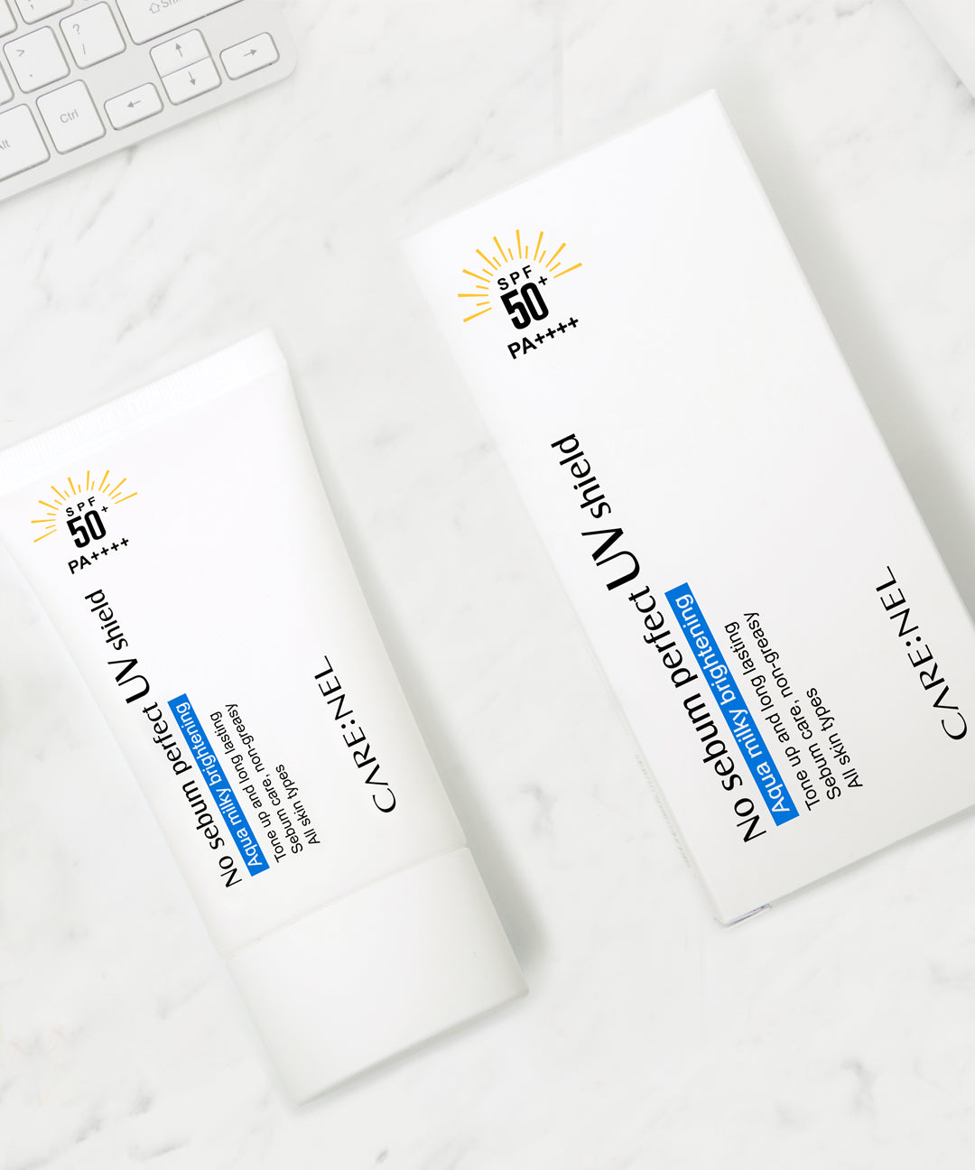 piyonna Carenel No Sebum Perfect UV Shield Tone-up Sunscreen Solaire Crème solaire