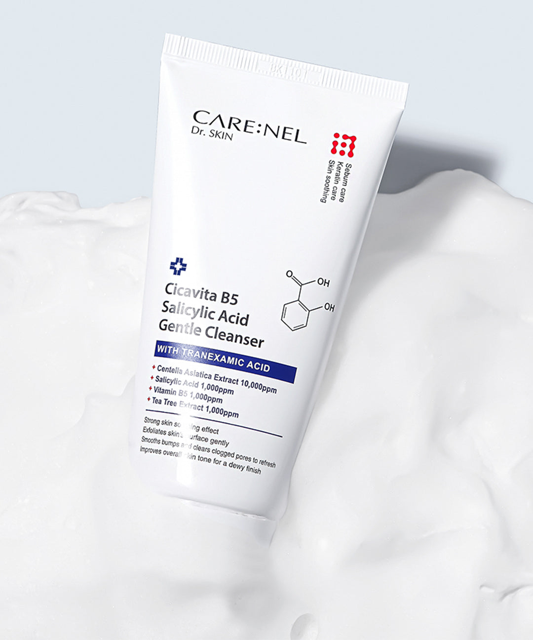 piyonna Karenel Cicavita B5 Salicylic Acid Gentle Cleanser 150ml Soins visage Démaquillage Mousse nettoyante