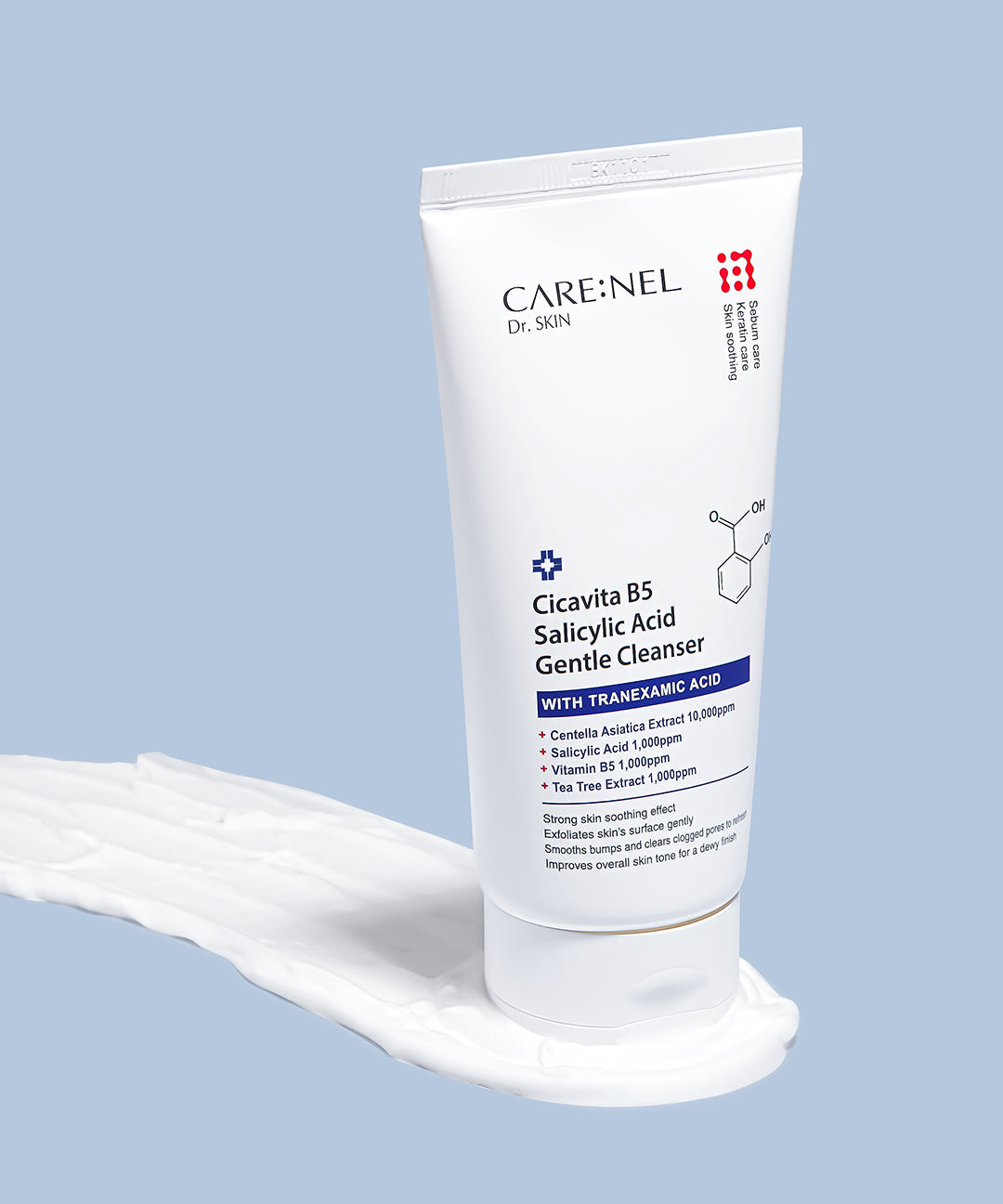 piyonna Karenel Cicavita B5 Salicylic Acid Gentle Cleanser 150ml Soins visage Démaquillage Mousse nettoyante