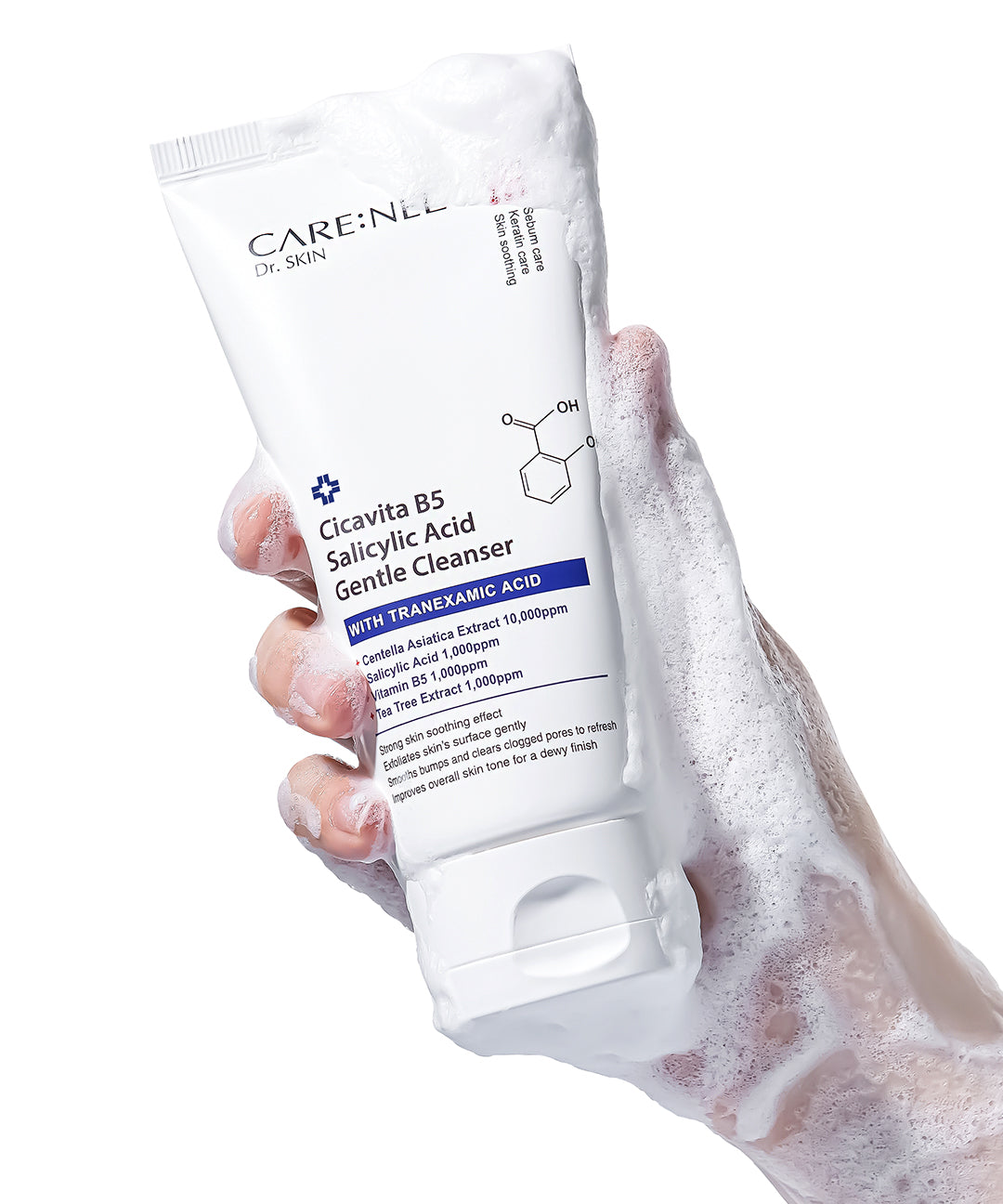 piyonna Karenel Cicavita B5 Salicylic Acid Gentle Cleanser 150ml Soins visage Démaquillage Mousse nettoyante