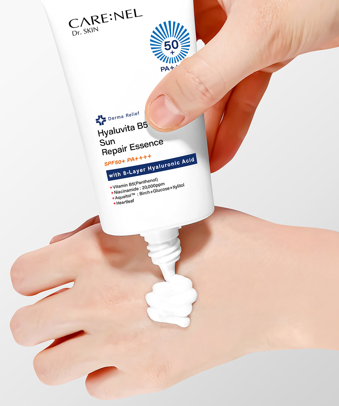 piyonna Karenel Derma Relief Hyaluronic Acid Essence Sunscreen 50ml Solaire Crème solaire