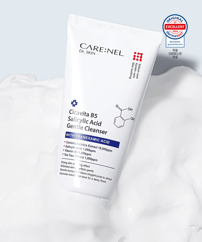 piyonna Karenel Cicavita B5 Salicylic Acid Gentle Cleanser 150ml Soins visage Démaquillage Mousse nettoyante