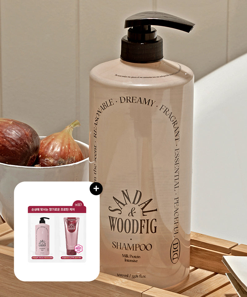 piyonna Milk Protein Perfume Shampoo Sandalwood Fig 1000ml Hair Body Care Hair Care Shampoo