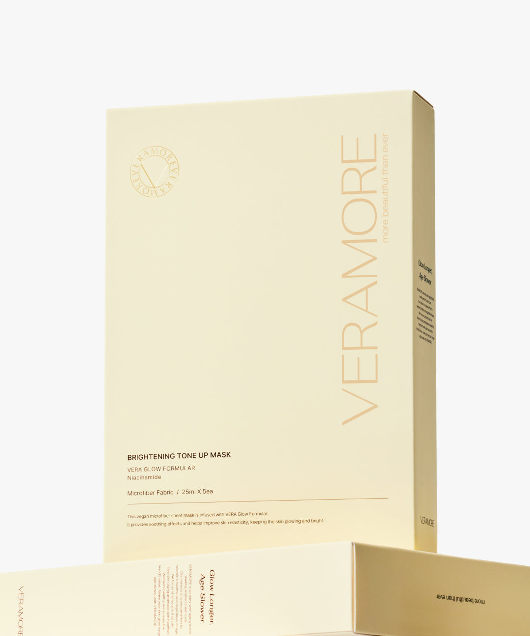 piyonna Brightening Tone-Up Mask Pack 5 Sheets Face Mask Sheet Mask