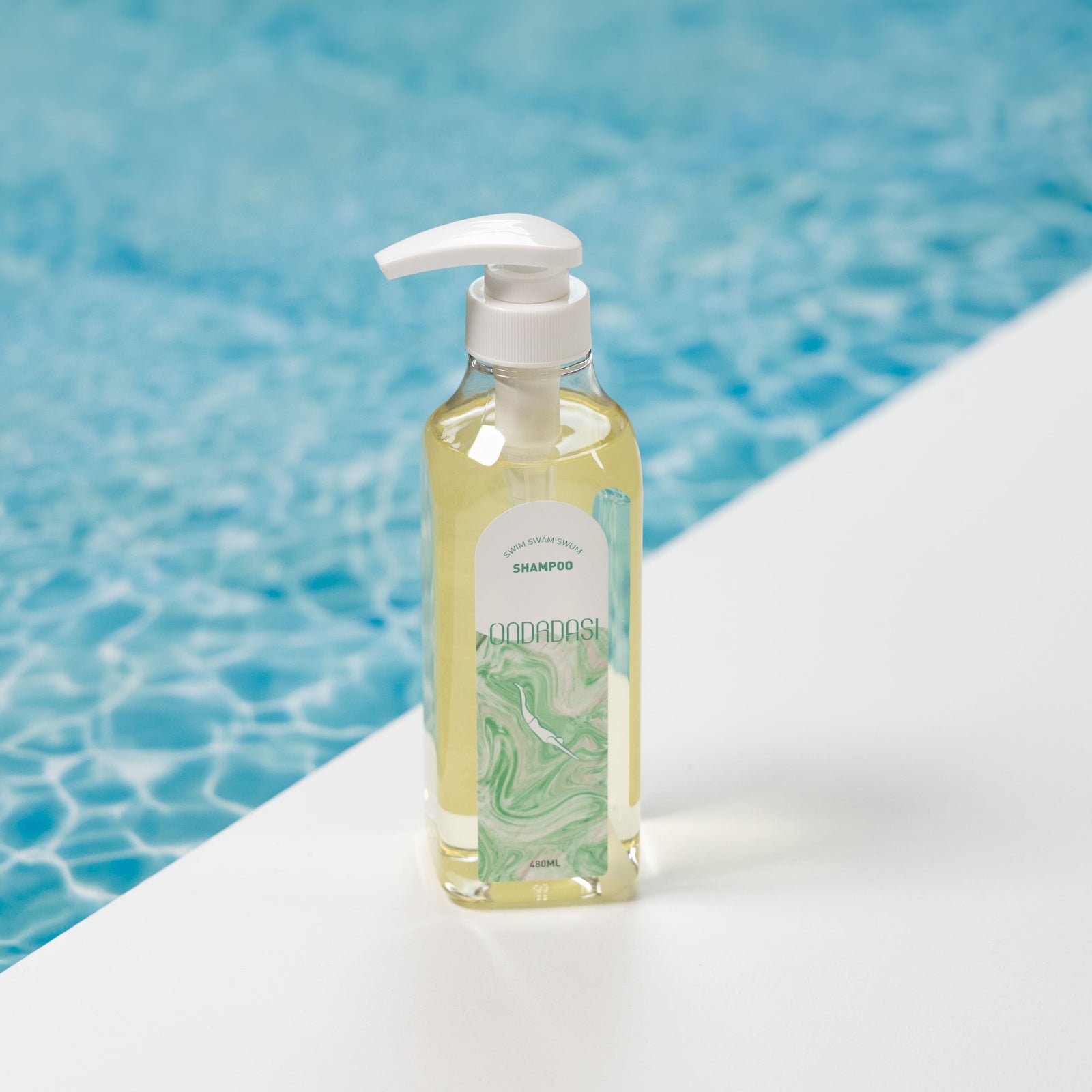 piyonna Ondadasi Silicone-Free Swimming Care Shampoo 480ml Corps & Cheveux Soin cheveux Shampooing