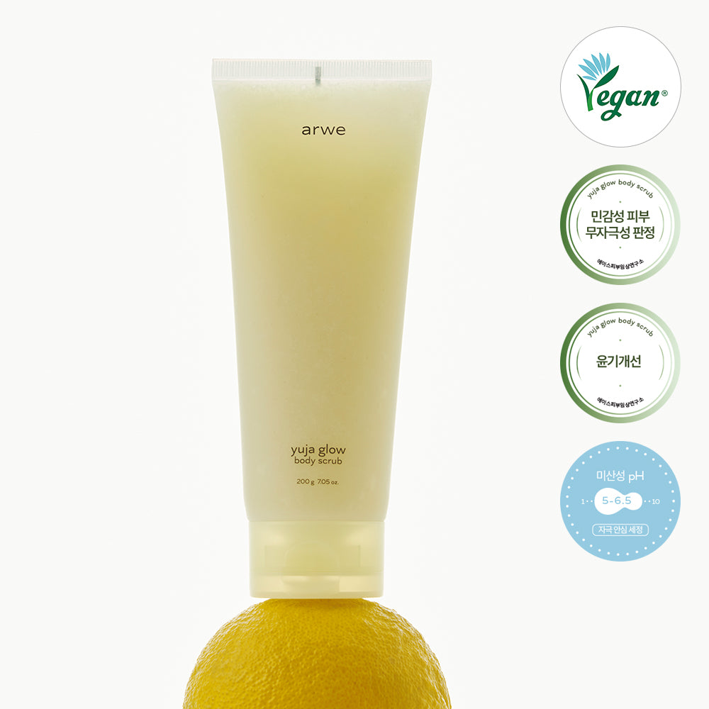 piyonna Yuja Glow Body Scrub 200g Hair Body Care Hair Care Shampoo