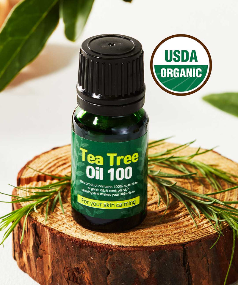piyonna Organic Tea Tree Oil 100 Intensive Calming Oil Soins visage Huile visage