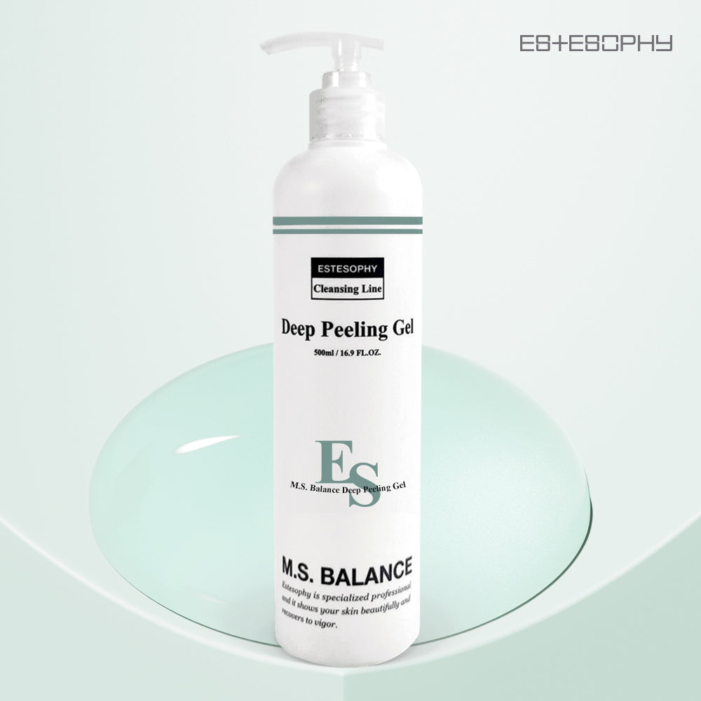 piyonna Estesopy MS Balance Deep Peeling Gel 500ml Soins visage Démaquillage Mousse nettoyante