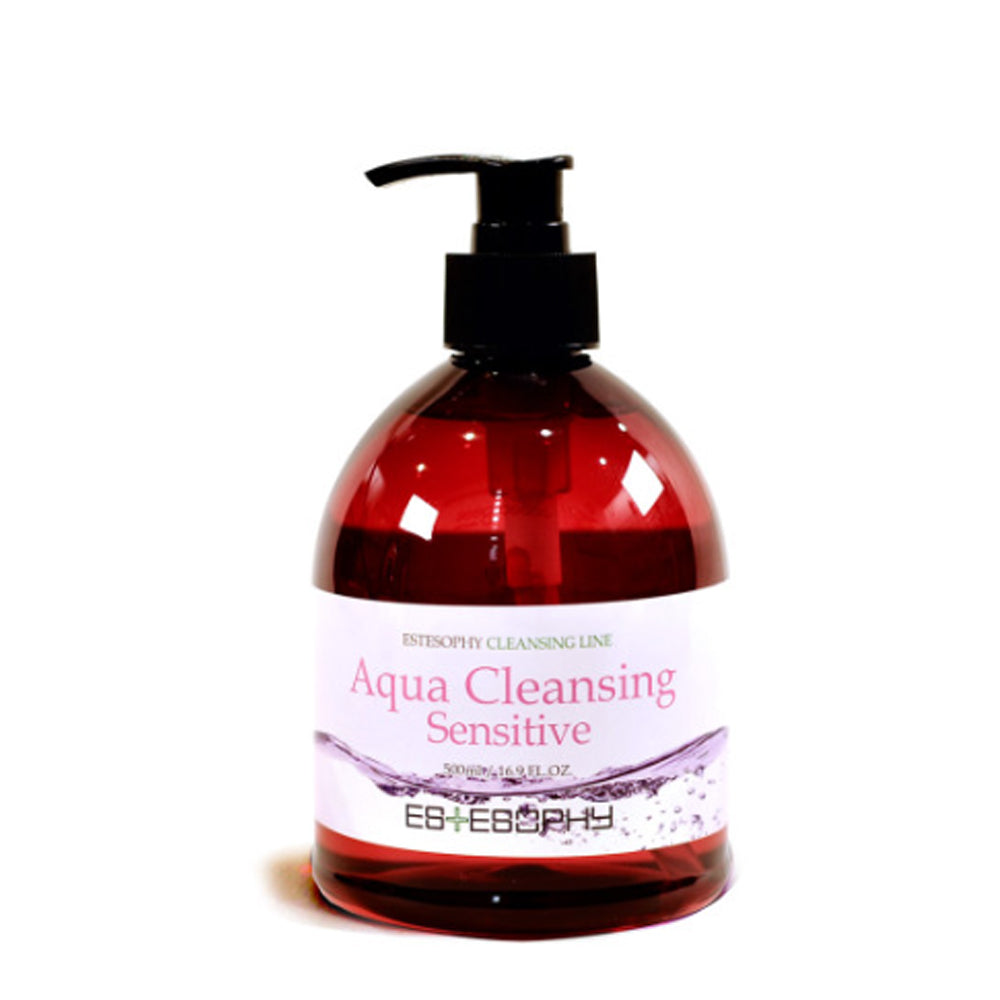 piyonna Estesopy Aqua Cleansing Water Sensitive 500ml Soins visage Démaquillage Huile dém.