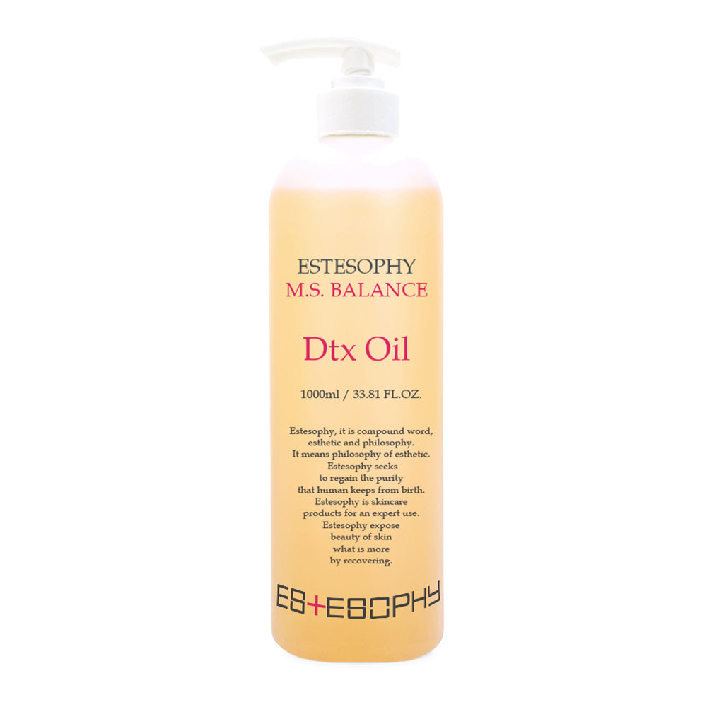 piyonna Estesopy DTX Body Massage Oil 1000ml Soins visage Huile visage