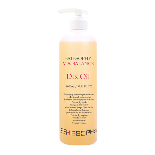 piyonna Estesopy DTX Body Massage Oil 1000ml Soins visage Huile visage