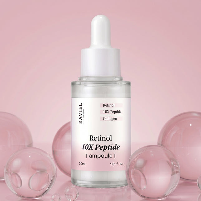 piyonna Skin Booster Kkandalgyal Pore Firming Retinol 10X Peptide Ampoule 30ml Soins visage Sérum
