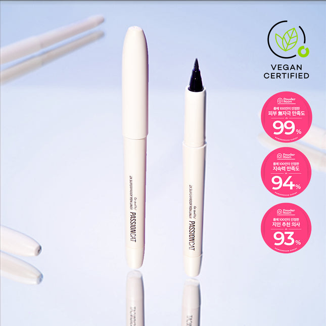 piyonna 2X Superproof Pen Eyeliner Strong Fixing Gentle Maquillage Yeux Eyeliner