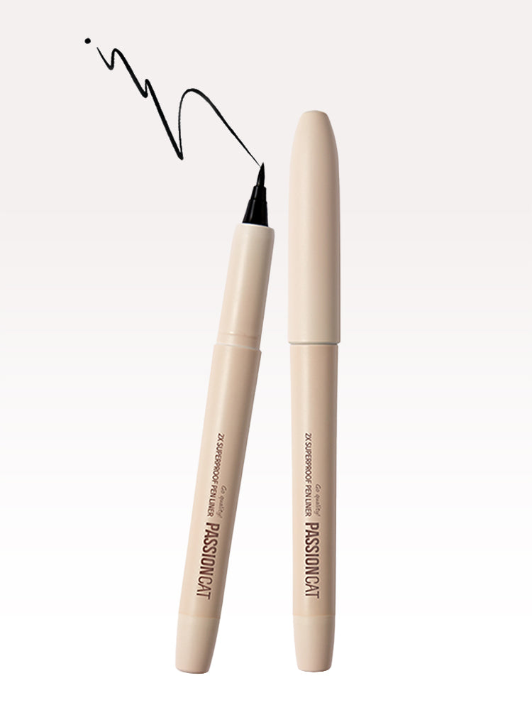 piyonna 2X Superproof Pen Eyeliner Strong Fixing Gentle Maquillage Yeux Eyeliner