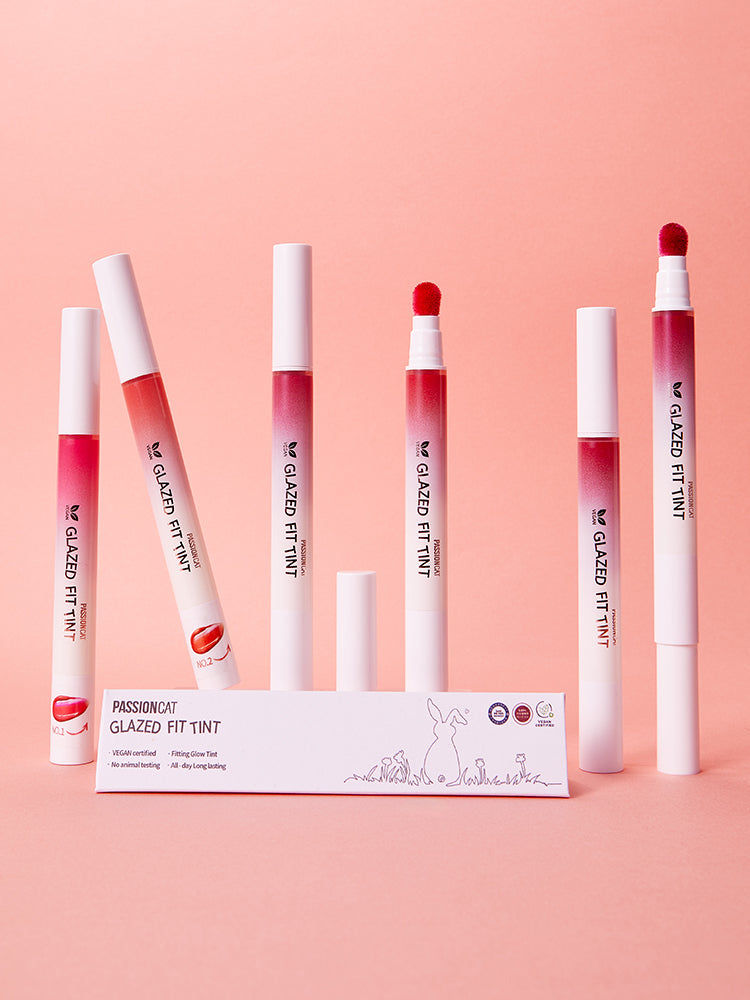 piyonna Fashion Cat Glazed Fit Tint Hydrating Glow 12h Lasting Maquillage Lèvres Encre à lèvres