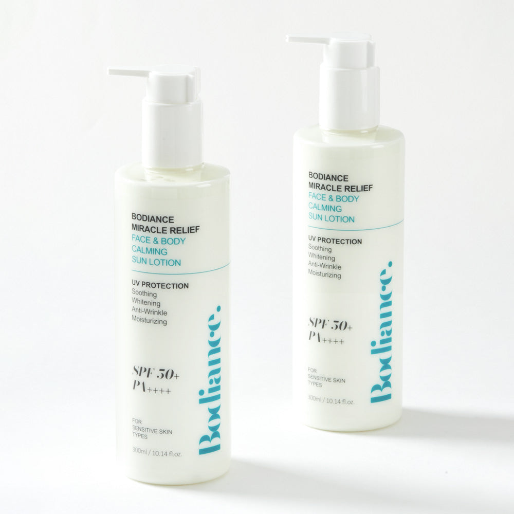 piyonna Bodience No Sting No White Cast Face and Body Sunscreen 300ml Solaire Crème solaire
