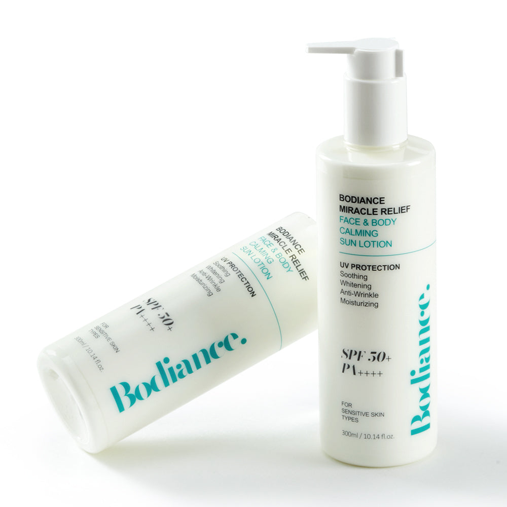 piyonna Bodience No Sting No White Cast Face and Body Sunscreen 300ml Solaire Crème solaire