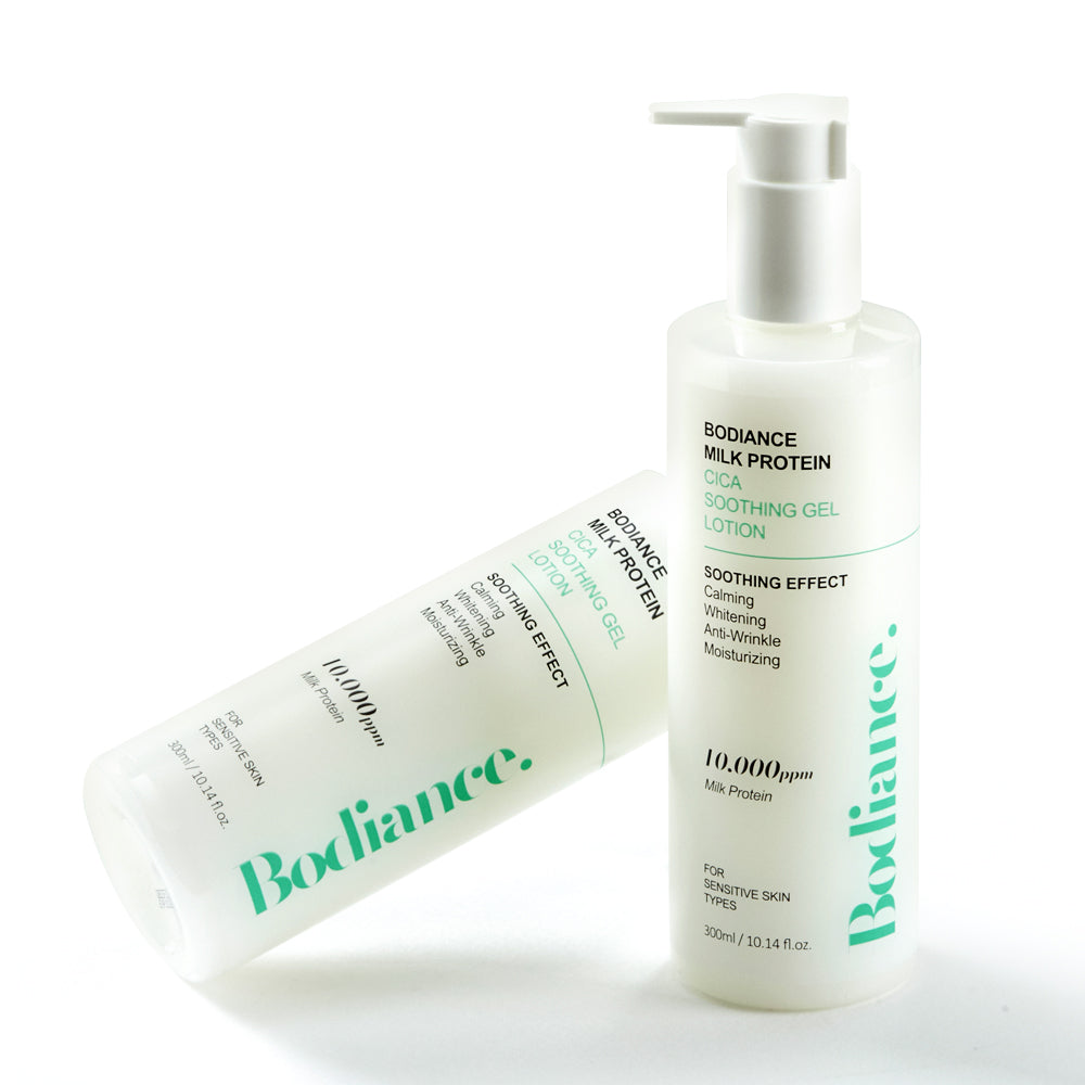 piyonna Bodience Milk Protein Cica Aloe Vera Soothing Gel Body Lotion 300ml Corps & Cheveux Soin du corps Lait & Crème corps