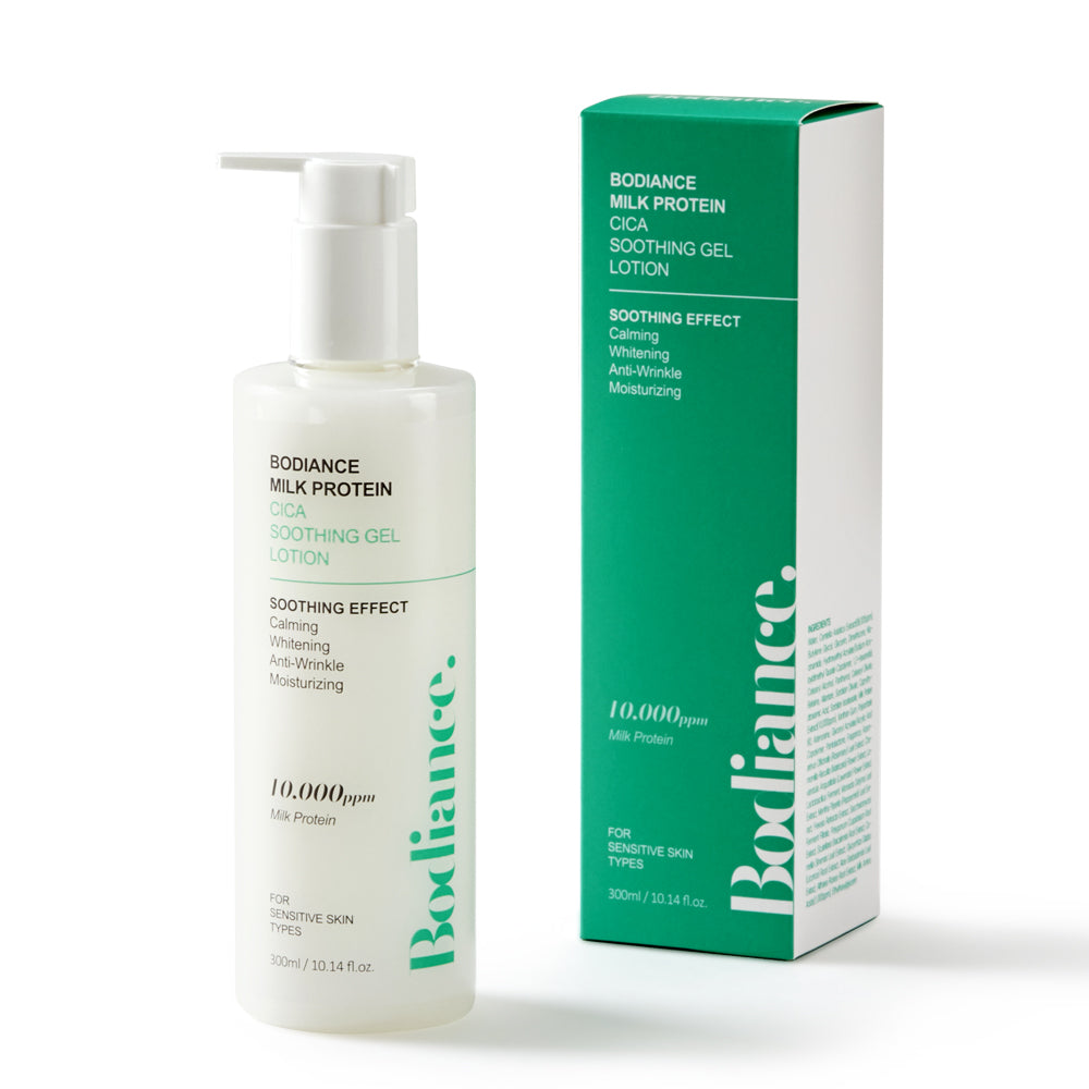 piyonna Bodience Milk Protein Cica Aloe Vera Soothing Gel Body Lotion 300ml Corps & Cheveux Soin du corps Lait & Crème corps