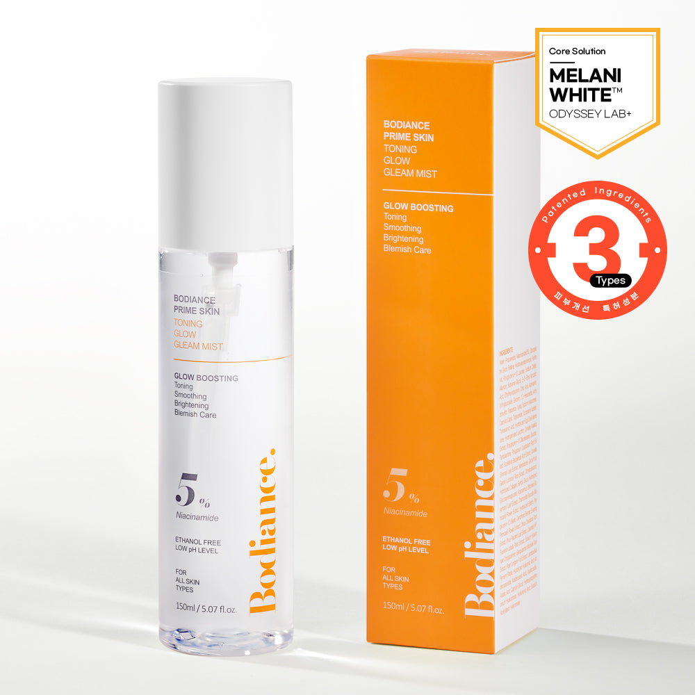 piyonna Bodience Prime Skin Toning Glow Whitening Mist 150ml Soin de la peau Lotion tonique Brume