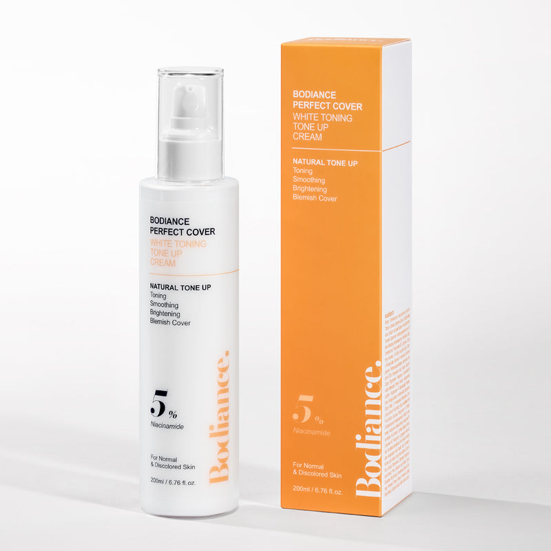 piyonna Bodience Perfect Cover White Toning Tone Up Cream 200ml Face Care Cream