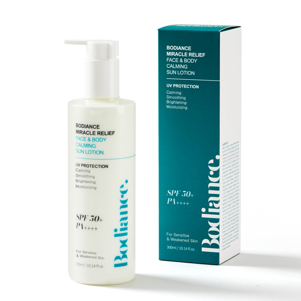 piyonna Bodience No Sting No White Cast Face and Body Sunscreen 300ml Solaire Crème solaire