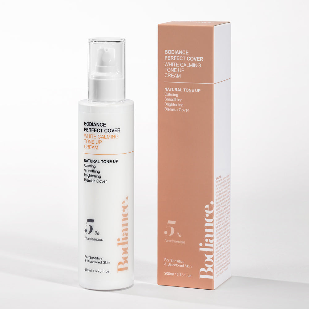 piyonna Bodiance Perfect Cover White Calming Toning Tone Up Cream – Crème corps apaisante effet tone-up 200 ml Maquillage Teint Base de teint