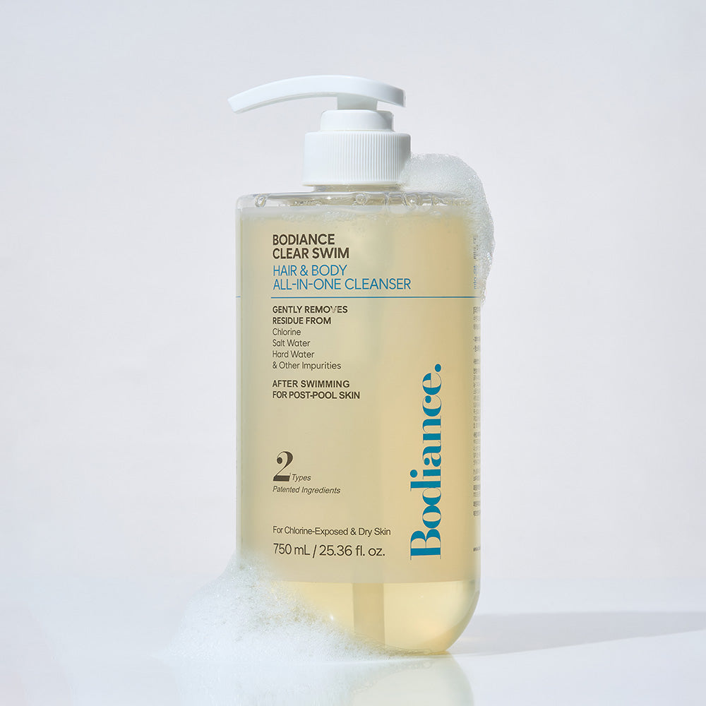 piyonna Bodience Clear Swim All In One Chlorine Removing Swimming Shampoo 750ml Hair & Body Care Hair Care Shampoo