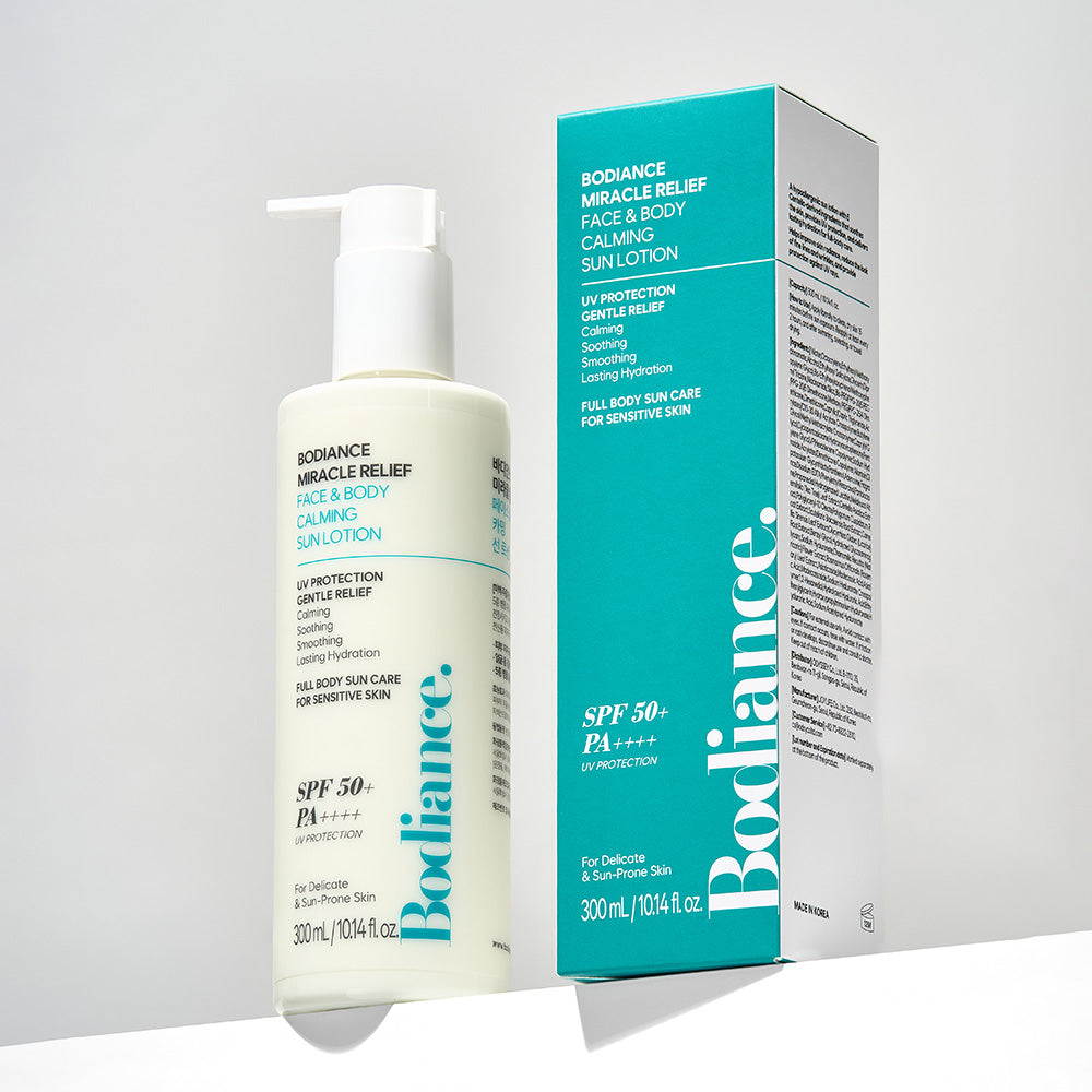 piyonna Bodience No Sting No White Cast Face and Body Sunscreen 300ml Sun Care Sun Lotion