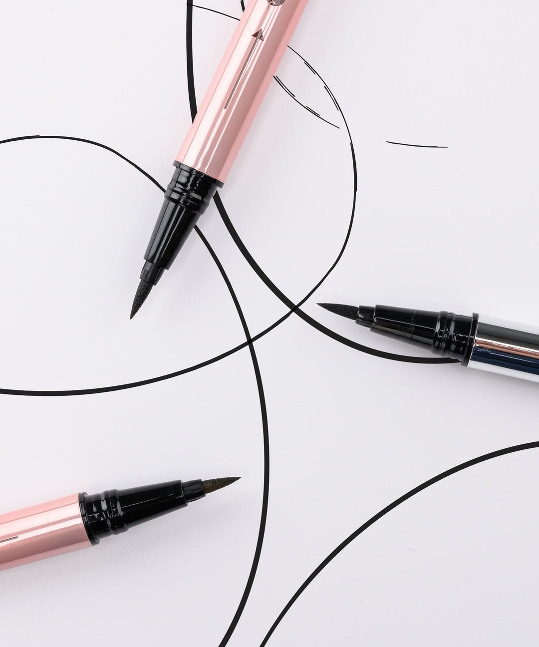 piyonna Mondrow Soy Pen Liner Smudge-Proof Brush Pen Eyeliner Black Brown Makeup Eye Makeup Eyeliner