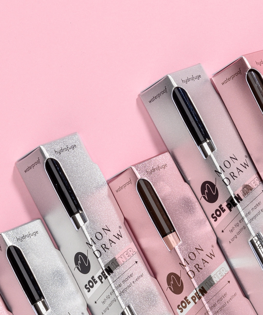 piyonna Mondrow Soy Pen Liner Smudge-Proof Brush Pen Eyeliner Black Brown Makeup Eye Makeup Eyeliner