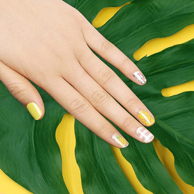 piyonna Konad Premium Gel Nail Stickers Maquillage Ongles Faux ongle & Sticker