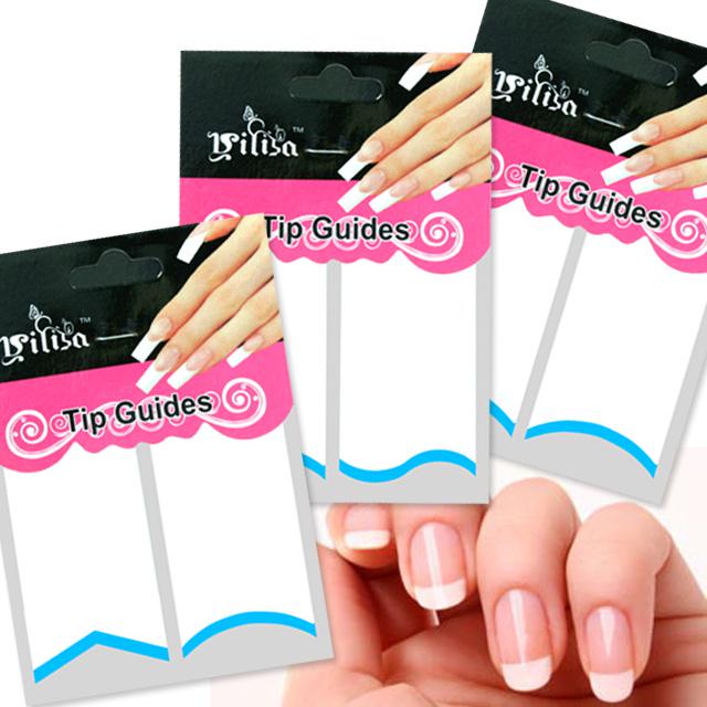piyonna French Tip Guide Stickers Nail Line Masking Tape Maquillage Ongles Faux ongle & Sticker