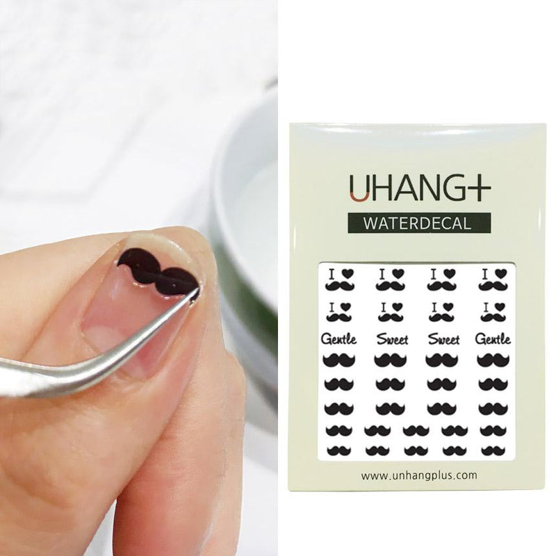piyonna Self Nail Art Water Decals 24 Types Stickers Maquillage Ongles Ongles à coller
