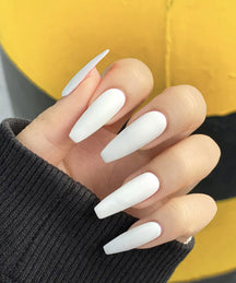 032 Ballerina Shape White Matte