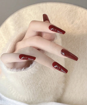 041 Ballerina Shape Deep Red