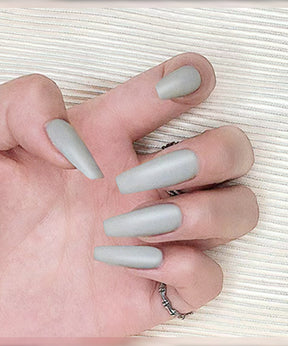 048 Ballerina Shape Ash Gray Semi-Matte