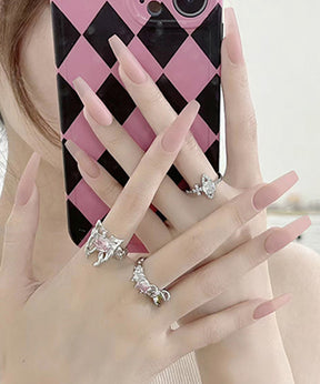 056 Ballerina Shape Chiffon Pink Semi-Matte