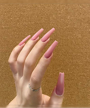 039 Ballerina Shape Strawberry Latte Semi-Matte