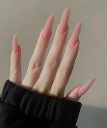 061 Ballerina Shape Peach Powder Matte