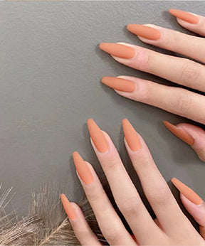 065 Ballerina Shape Ash Orange Semi-Matte