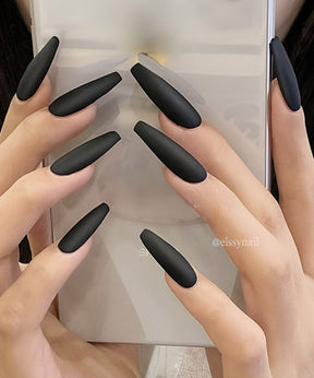 047 Ballerina Shape Black Matte