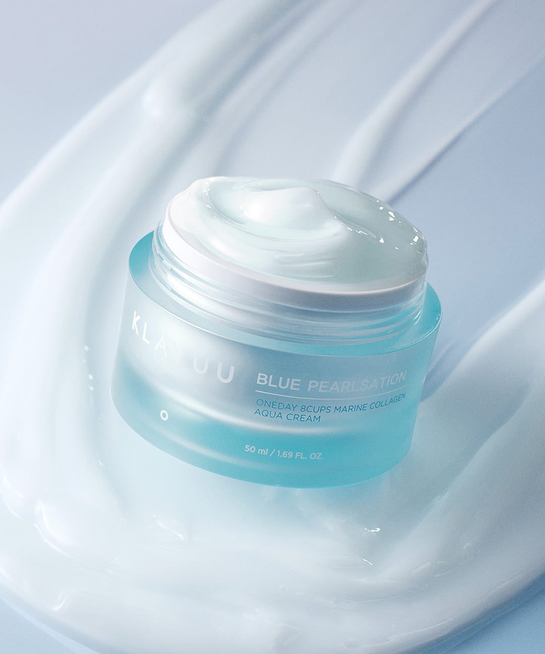 piyonna Blue Pearlsation Oneday Eightcups Marine Collagen Aqua Gel Cream 50ml Soin de la peau Lotion Crème