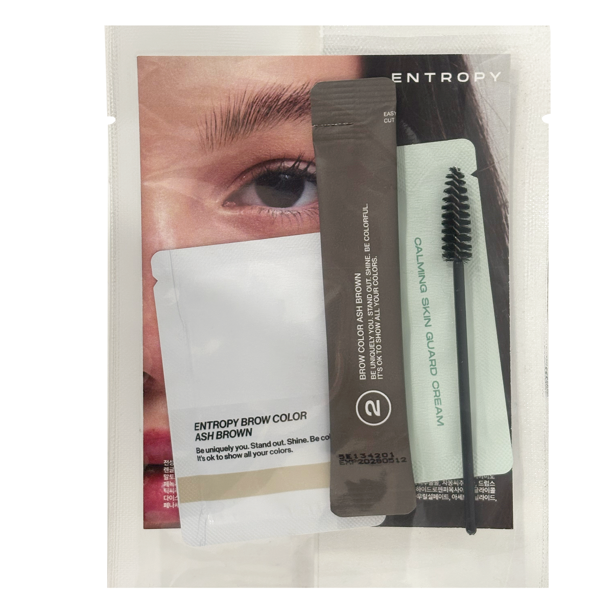 piyonna One Use Brow Color Ash Brown Makeup Eye Makeup Eyebrow