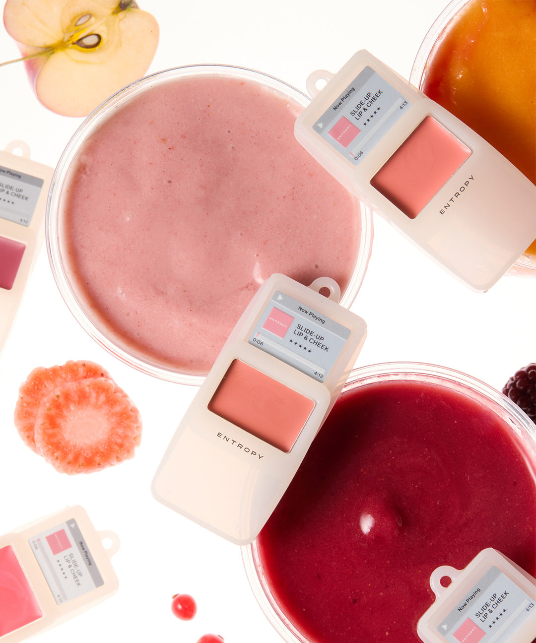 piyonna Slide Up Lip and Cheek Smoody Edition 5 Colors Makeup Lip Makeup Lip Balm